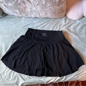 Black Skater Skirt with built in shorts